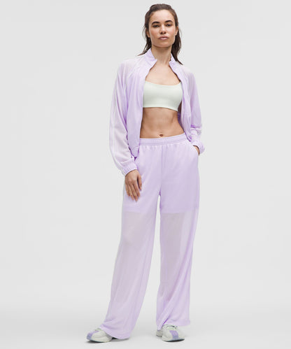 Lululemon Mesh High-Rise Wide-Leg Training Pant