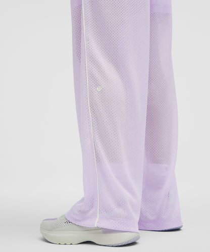 Lululemon Mesh High-Rise Wide-Leg Training Pant