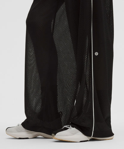 Lululemon Mesh High-Rise Wide-Leg Training Pant