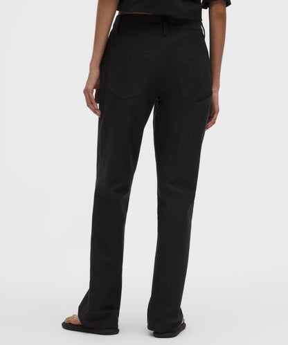 Lululemon Women's EasyFive Mid-Rise Relaxed-Straight Pant *Tall