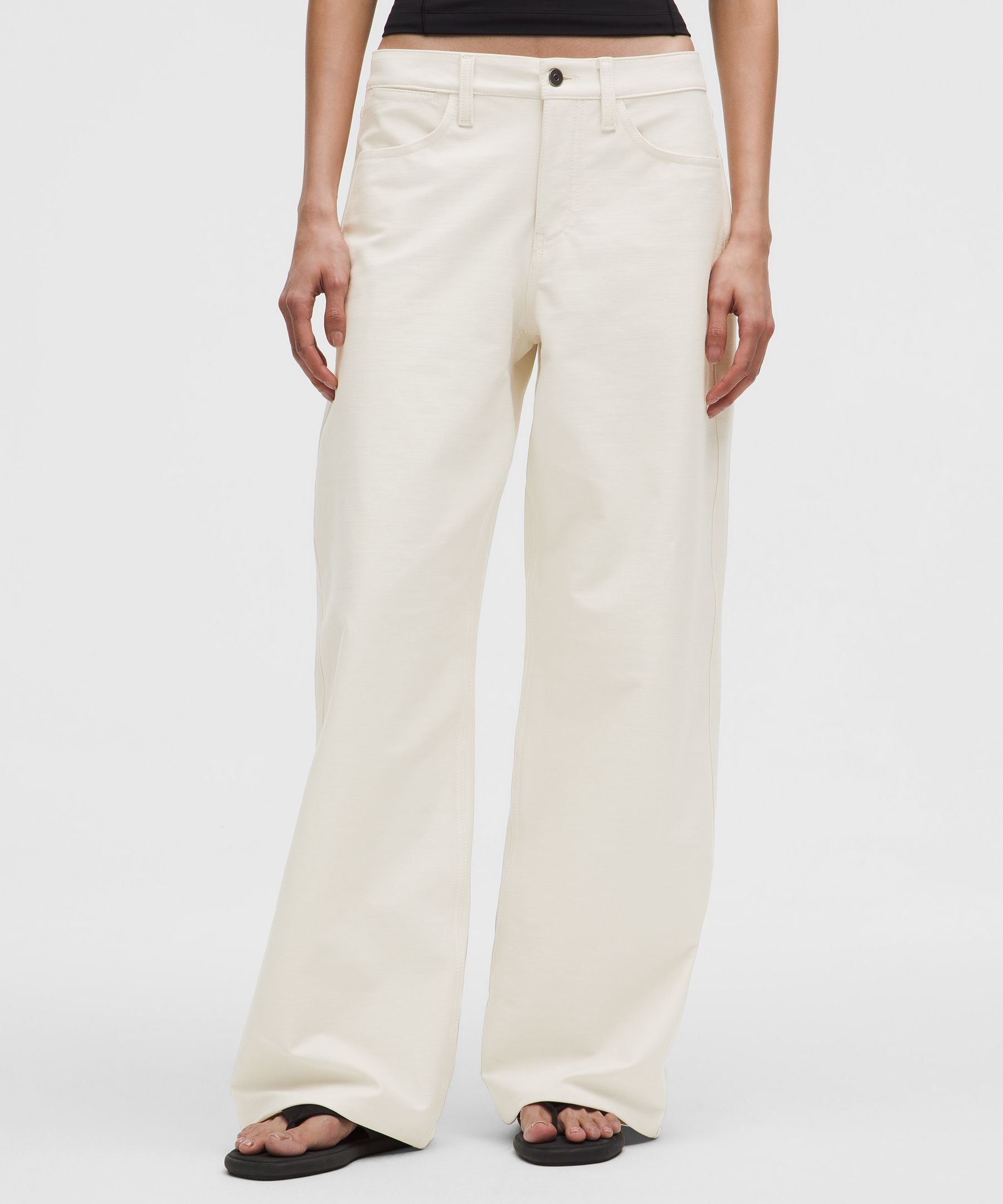 Lululemon Women's EasyFive Low-Rise Classic Wide-Leg Pant *Tall