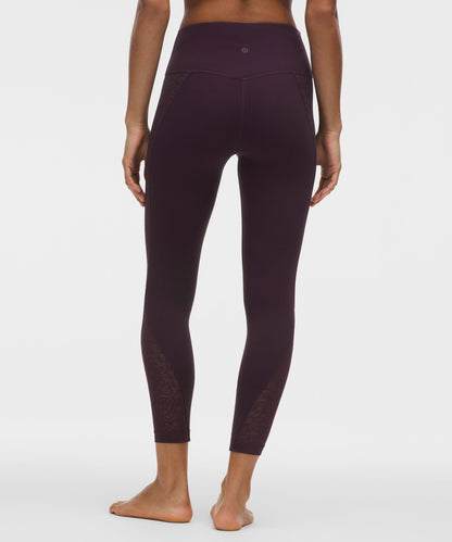 Lululemon Women's Paisley Lace Overlay Tight 25"