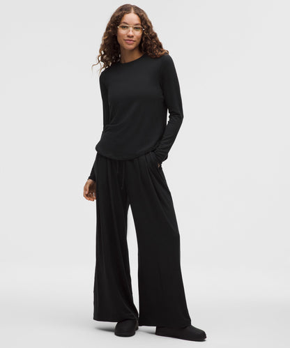 Lululemon BeCalm High-Rise Pleated Extra-Wide Leg Pant