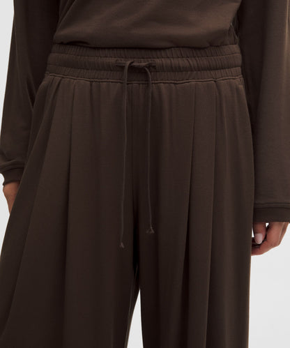 Lululemon BeCalm High-Rise Pleated Extra-Wide Leg Pant