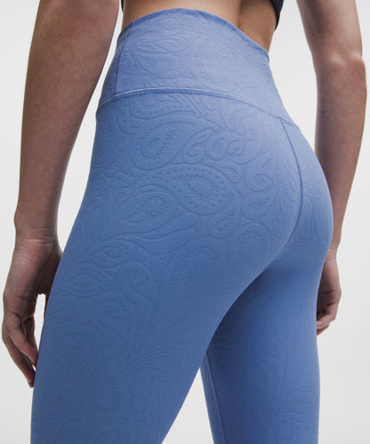 Lululemon Women's 3D Jacquard Paisley Train High-Rise Tight 25"