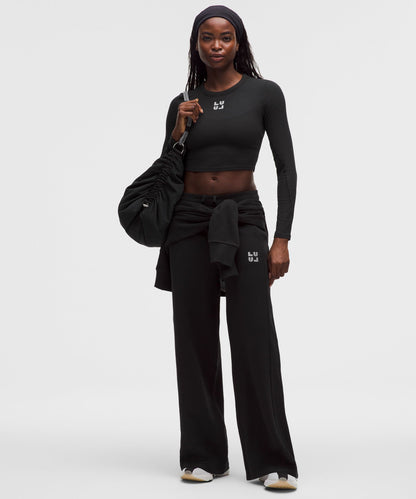 Lululemon Scuba Mid-Rise Wide-Leg Pant *Jewelled
