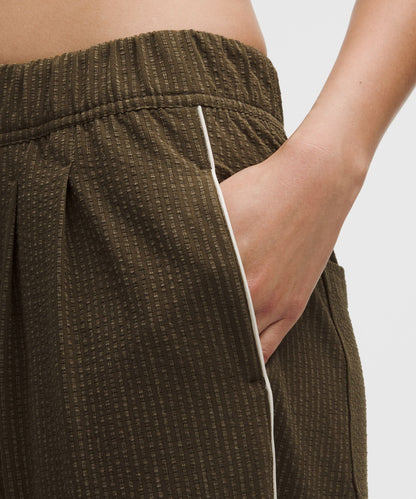 Lululemon Seersucker WovenAir High-Rise Pleated Pant *Regular