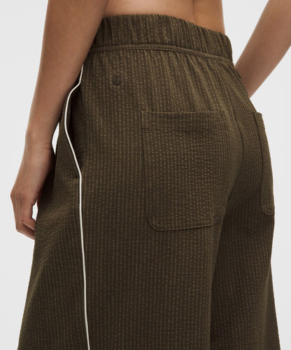 Lululemon Seersucker WovenAir High-Rise Pleated Pant *Regular