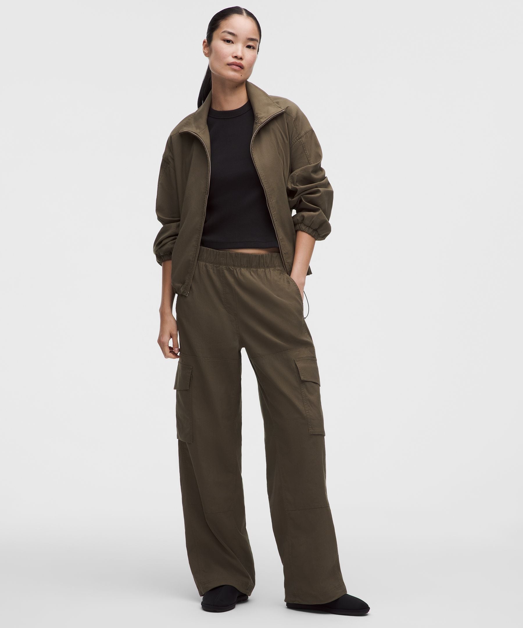 Lululemon LuluLinen Mid-Rise Cargo Pant
