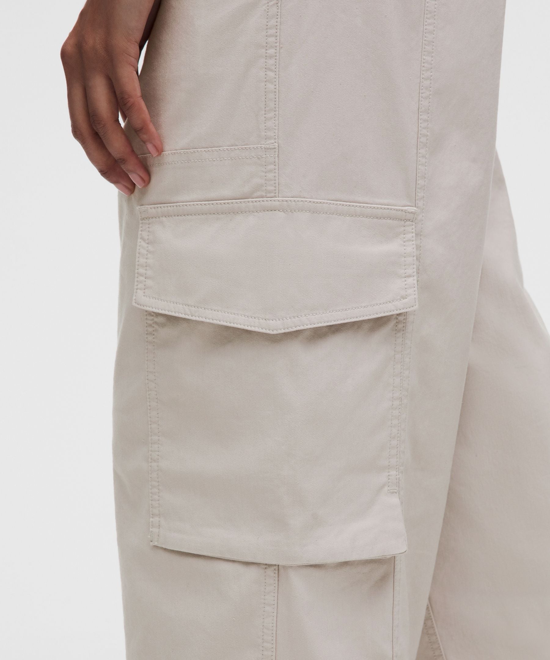 Lululemon LuluLinen Mid-Rise Cargo Pant