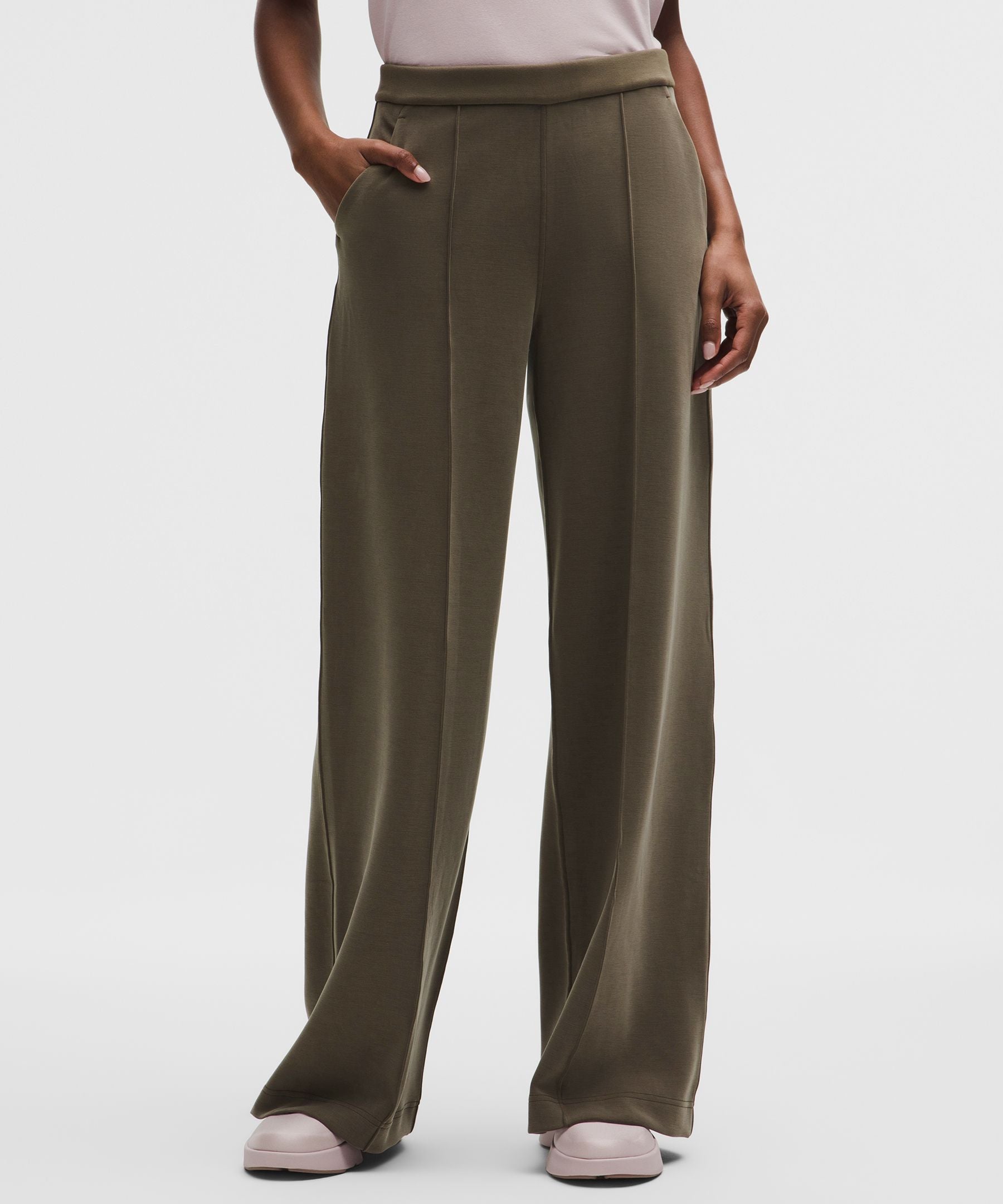 Lululemon Softstreme Pintuck High-Rise Wide-Leg Pant *Regular