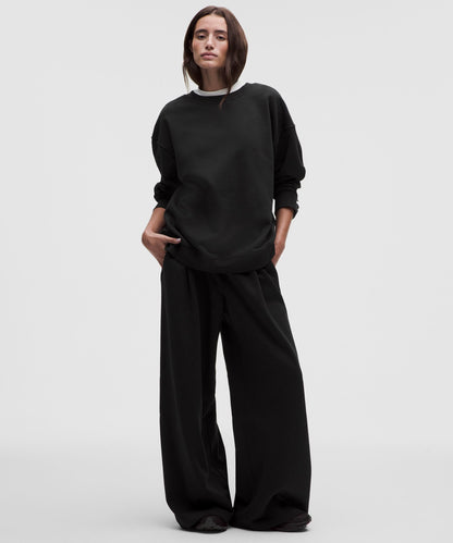 Lululemon French Terry Mid-Rise Wide-Leg Pant