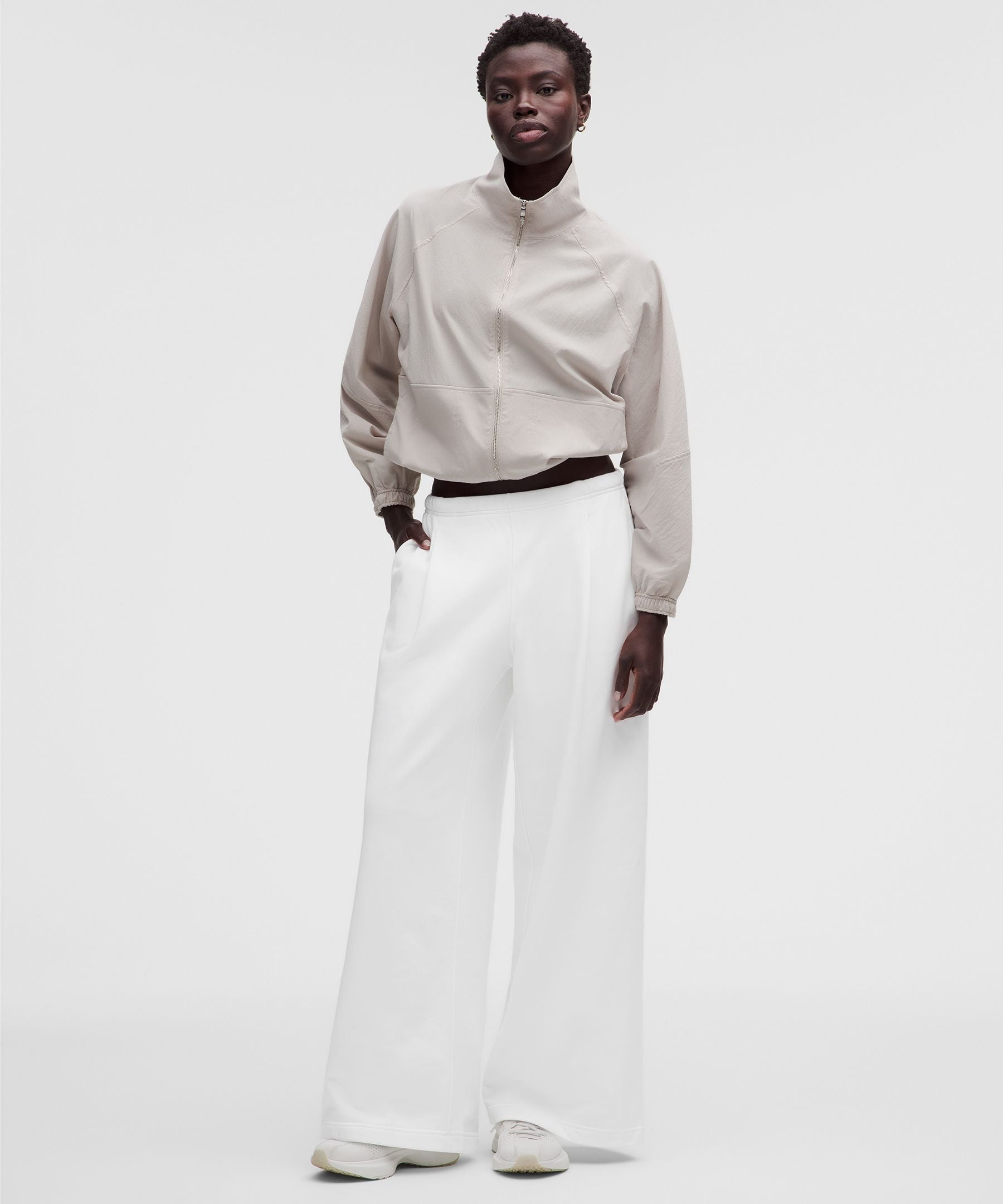 Lululemon French Terry Mid-Rise Wide-Leg Pant