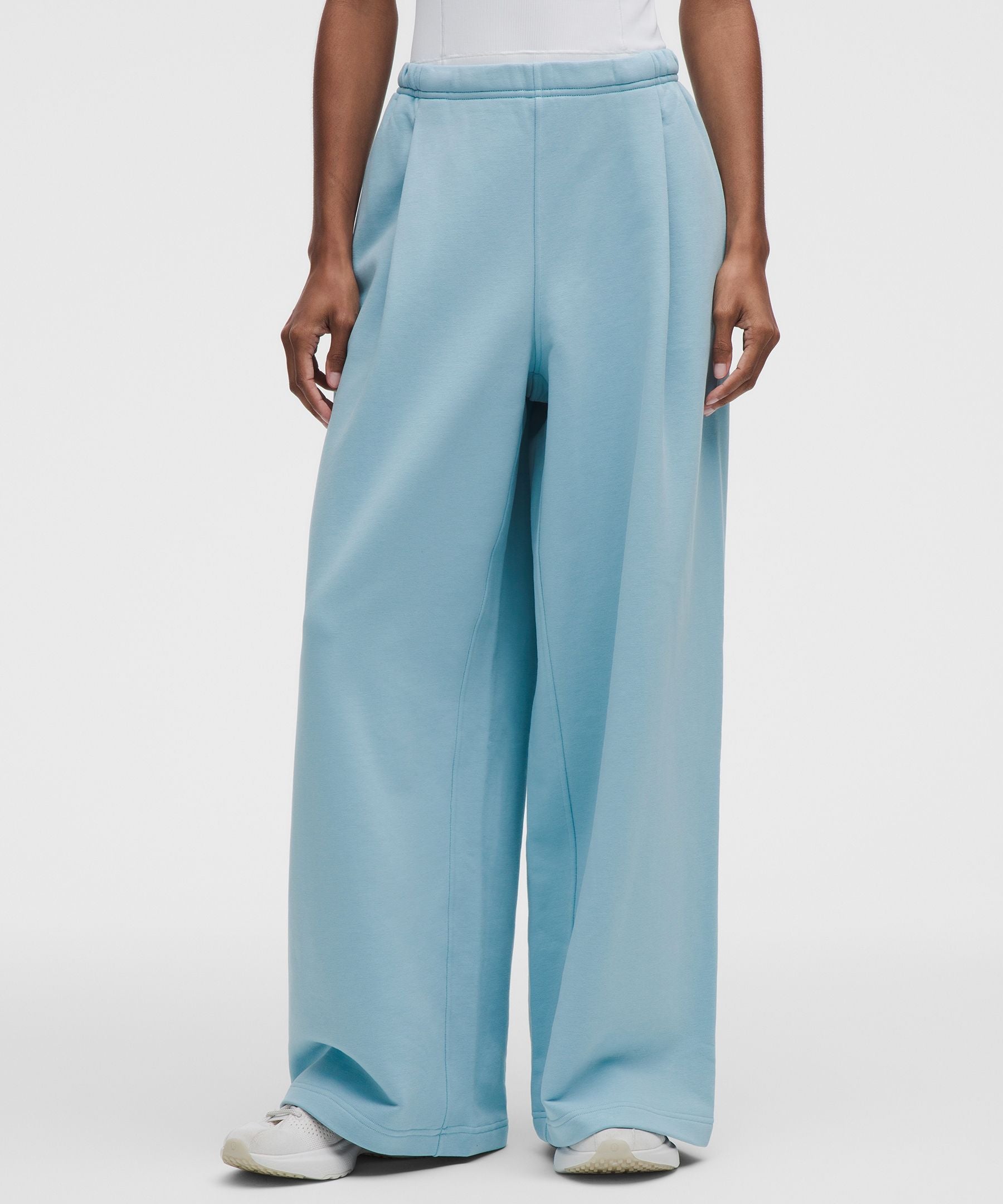 Lululemon French Terry Mid-Rise Wide-Leg Pant
