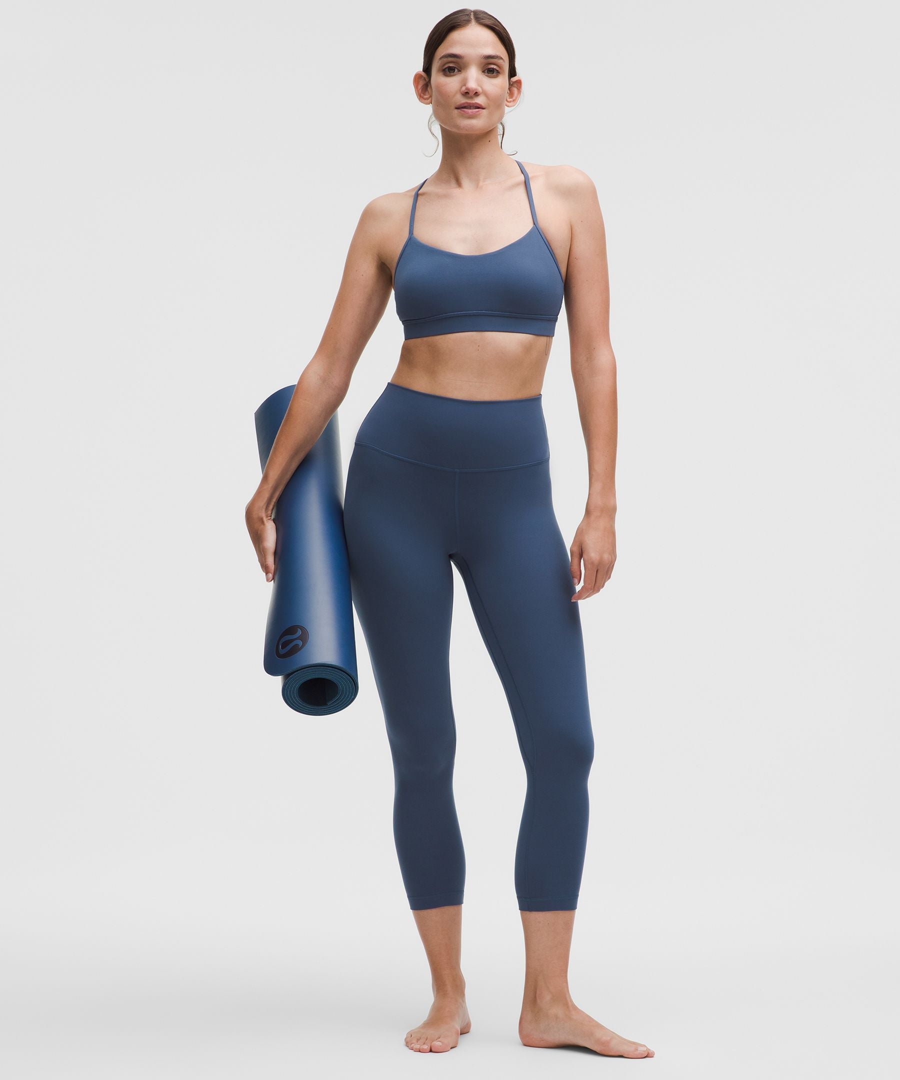 Lululemon lululemon Align High-Rise Crop 23" Blue Twill