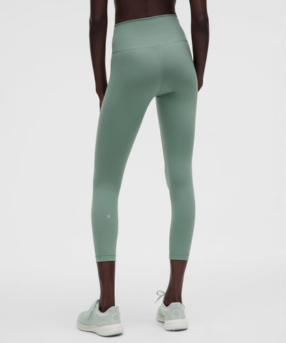 Lululemon Wunder Train High-Rise Crop 23" Crater Blue