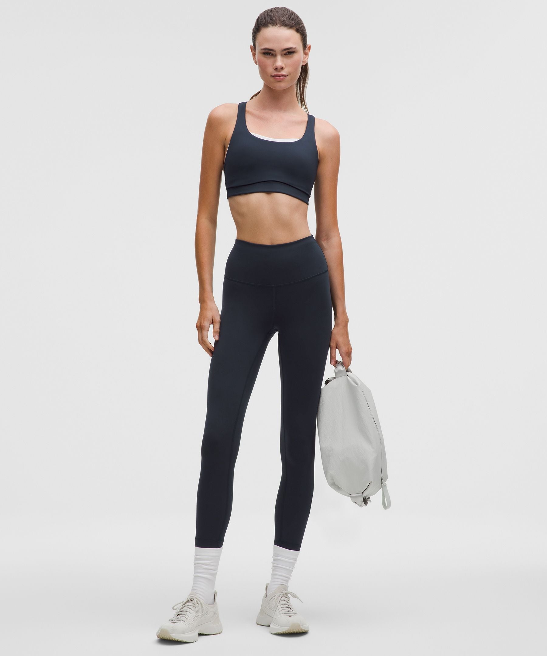 Lululemon Wunder Train High-Rise Crop 23" True Navy