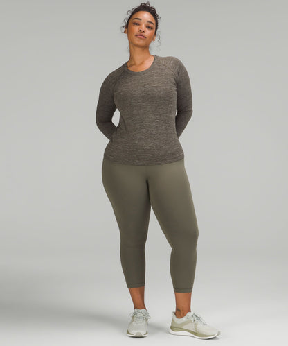Lululemon Wunder Train High-Rise Crop 23" Army Green