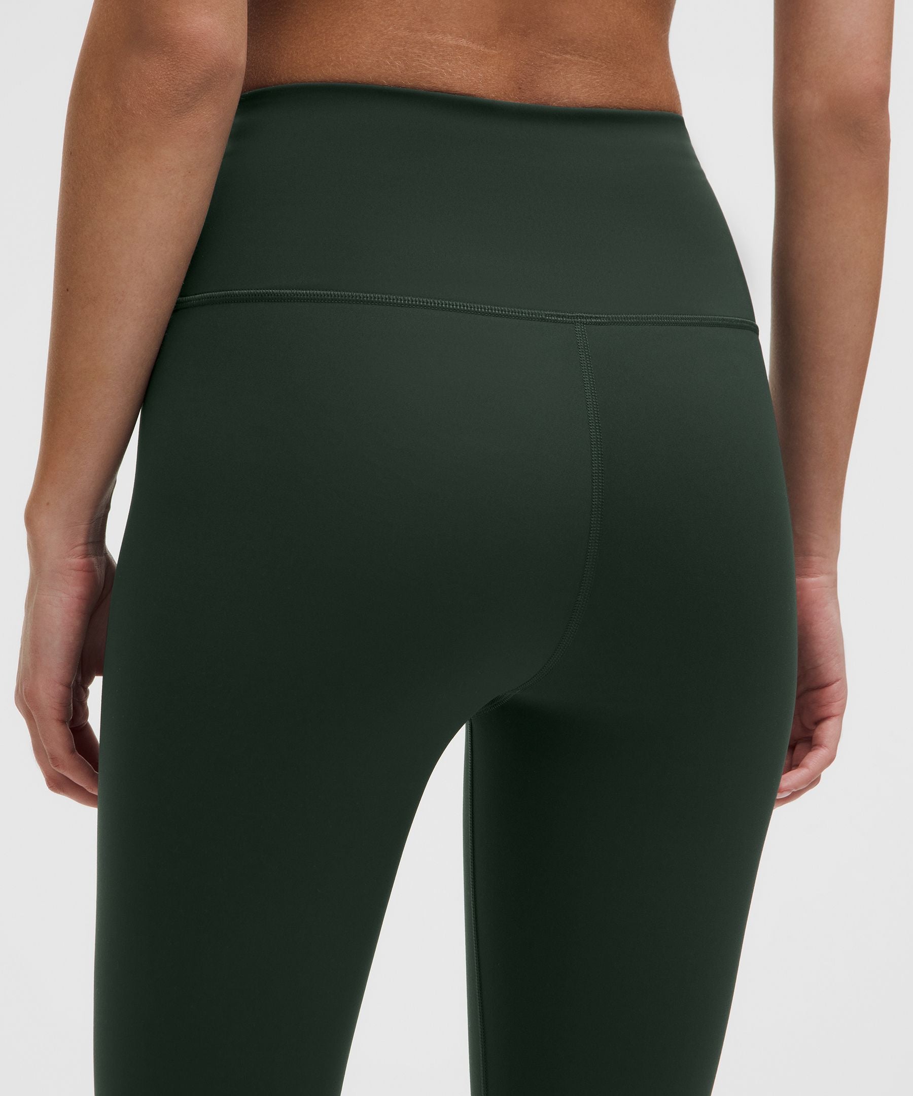 Lululemon Wunder Train High-Rise Crop 23" Rainforest Green