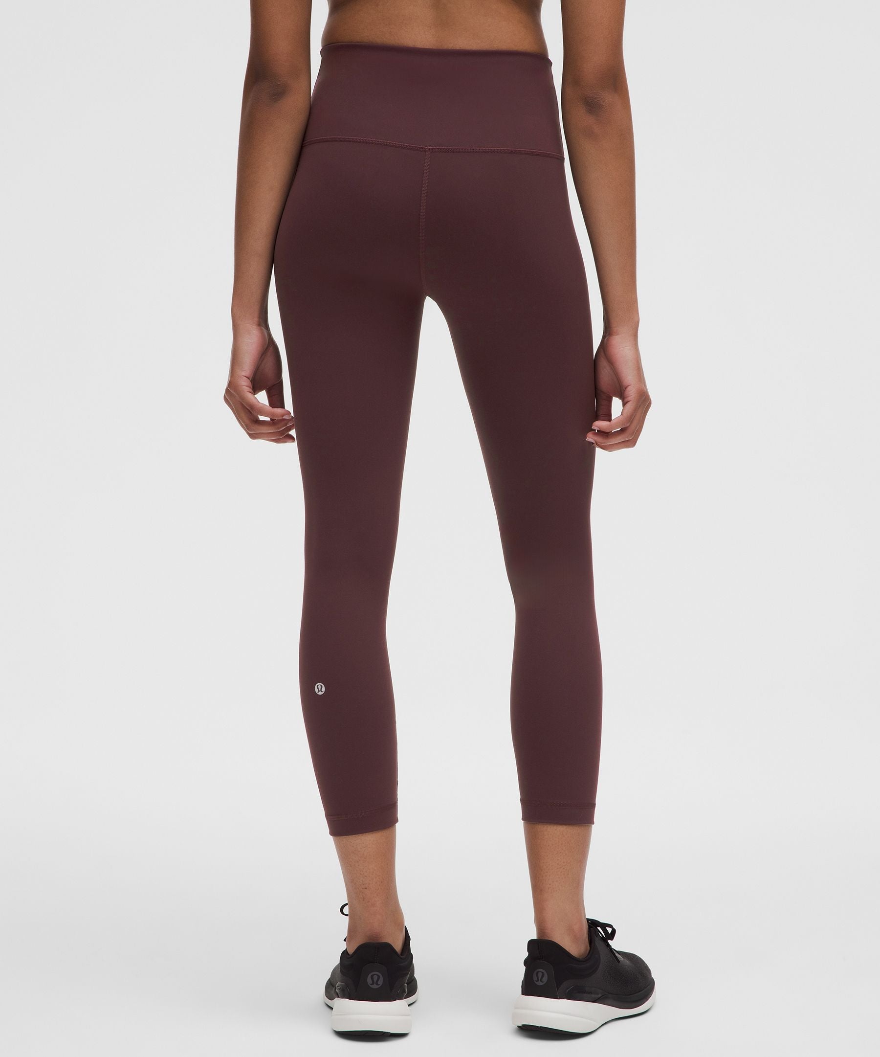 Lululemon Wunder Train High-Rise Crop 23" Goodnight Plum