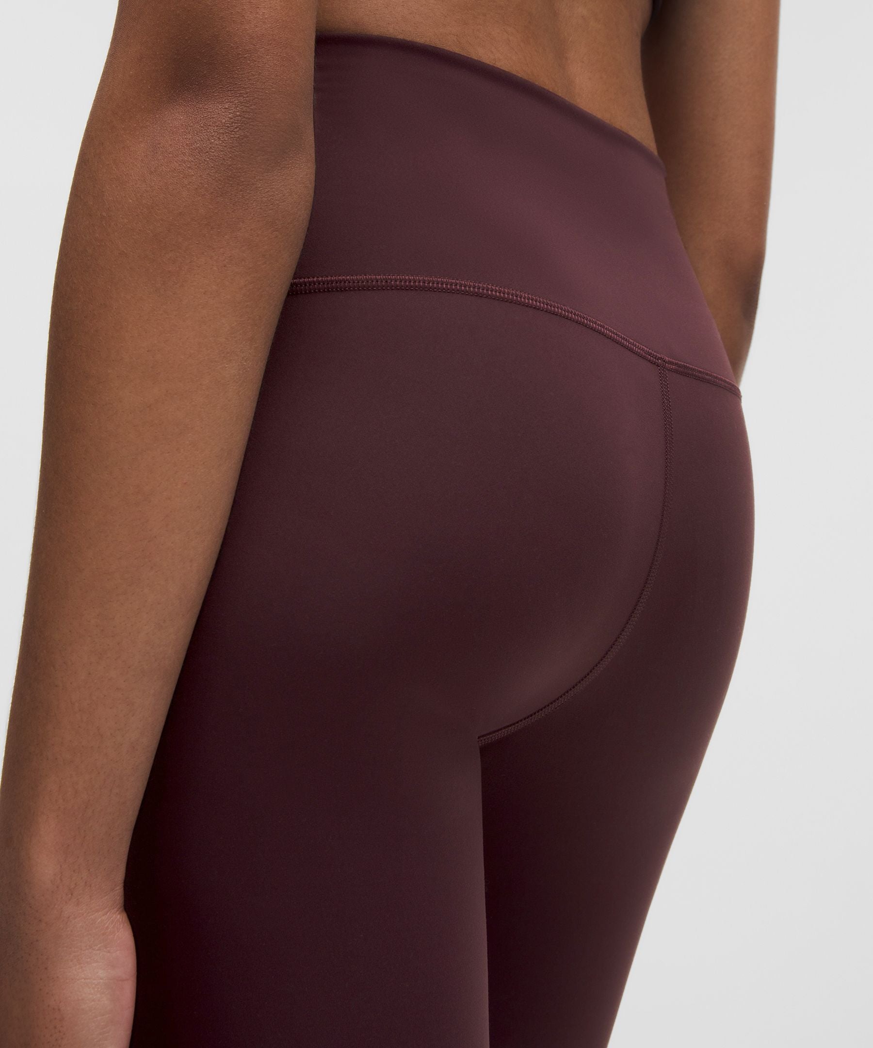 Lululemon Wunder Train High-Rise Crop 23" Goodnight Plum