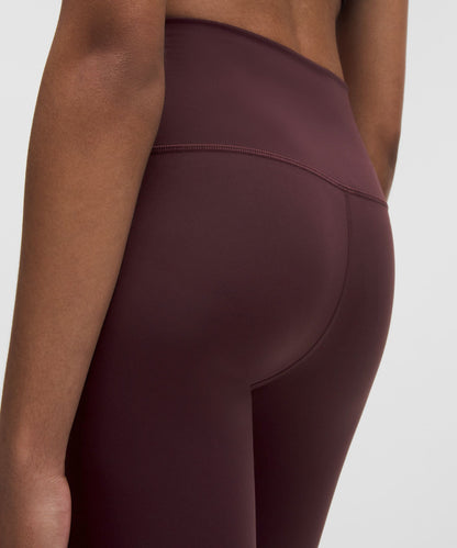 Lululemon Wunder Train High-Rise Crop 23" Goodnight Plum