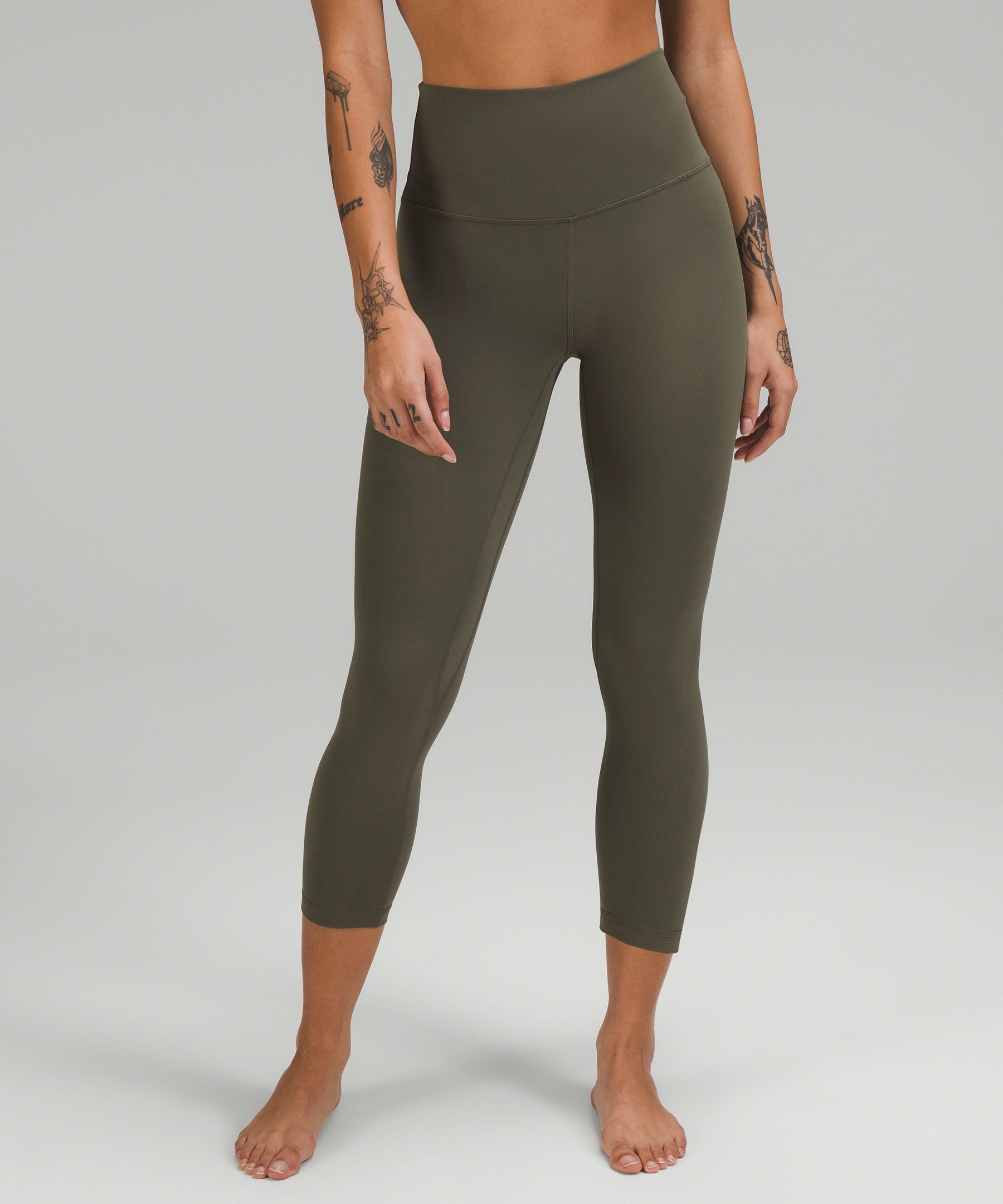Lululemon lululemon Align High-Rise Crop 23" Army Green