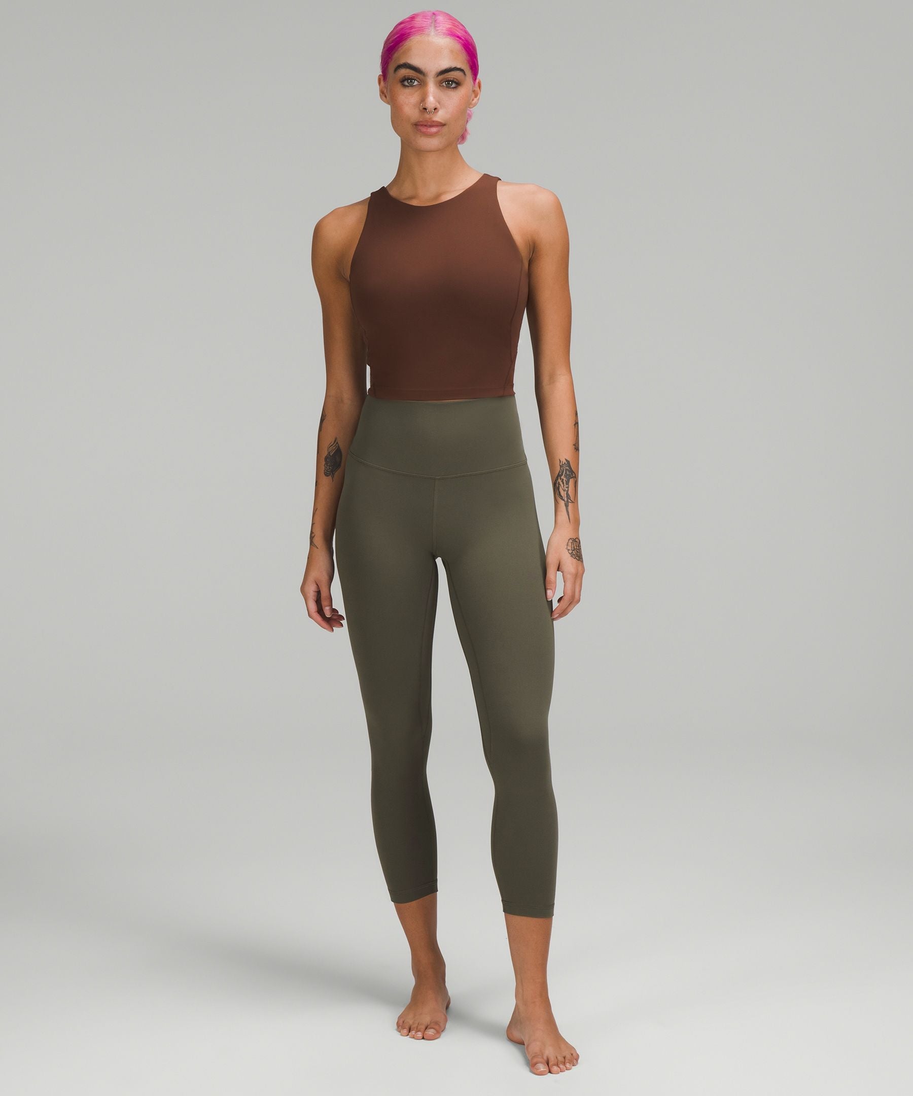 Lululemon lululemon Align High-Rise Crop 23" Army Green