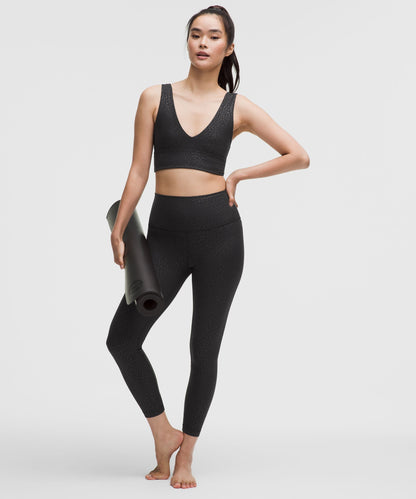 Lululemon lululemon Align High-Rise Crop 23" Leopardo Shift Micro Emboss Black
