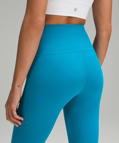 Lululemon Wunder Train High-Rise Crop 23" Hawaiian Blue