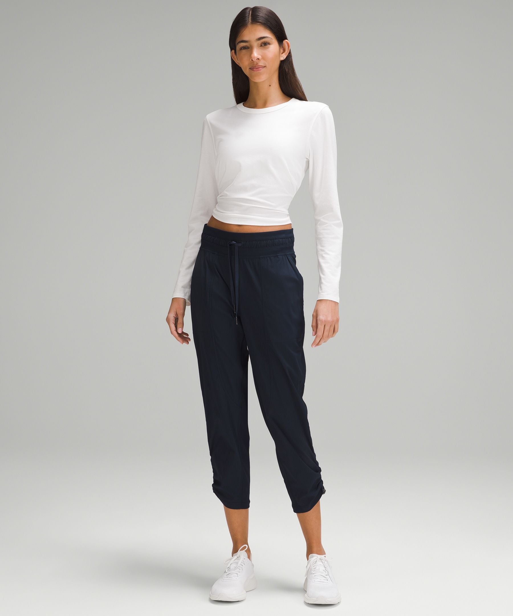 Lululemon Dance Studio Mid-Rise Cropped Pant True Navy