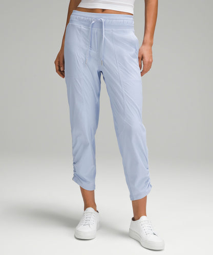 Lululemon Dance Studio Mid-Rise Cropped Pant Blue Linen
