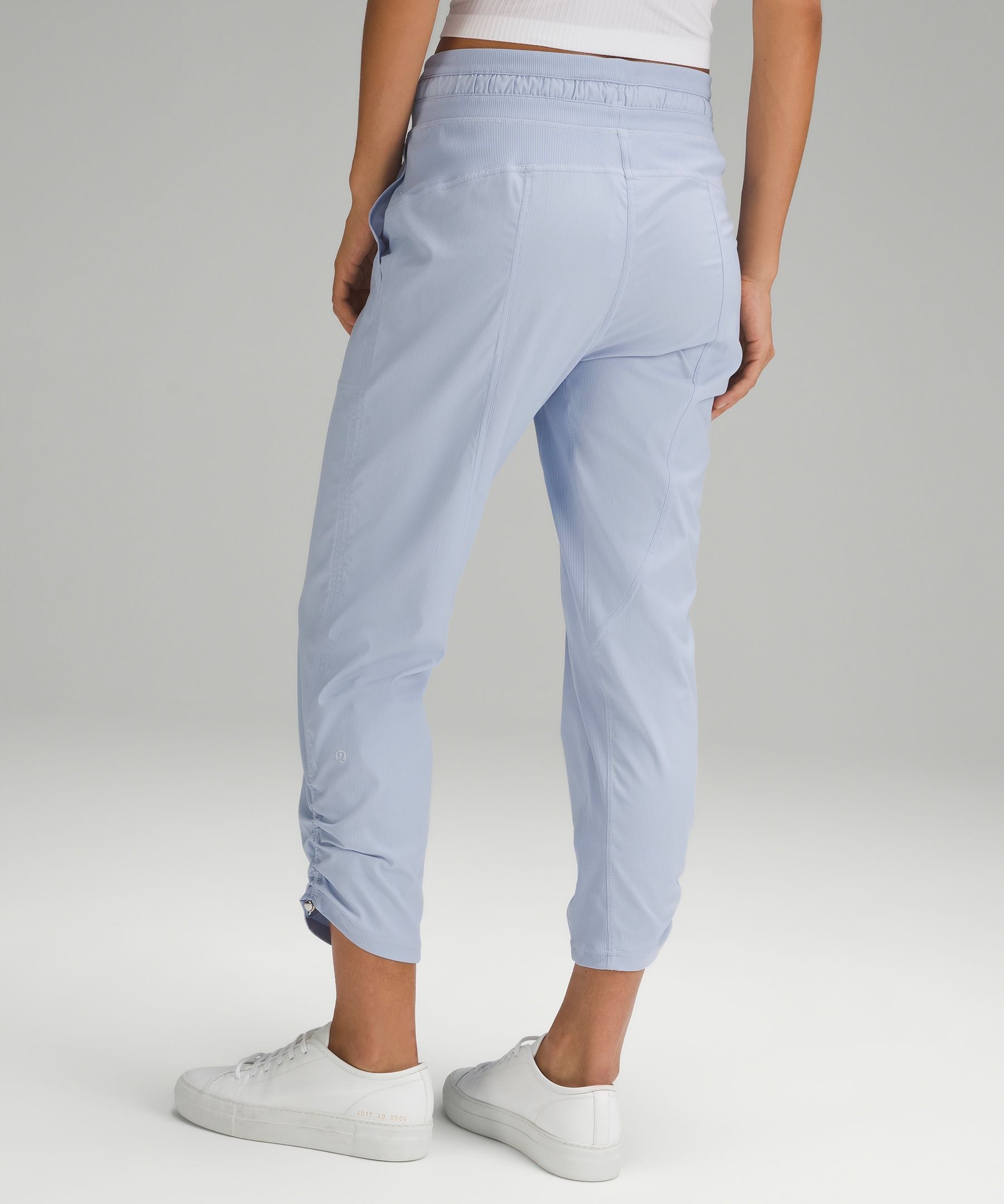 Lululemon Dance Studio Mid-Rise Cropped Pant Blue Linen