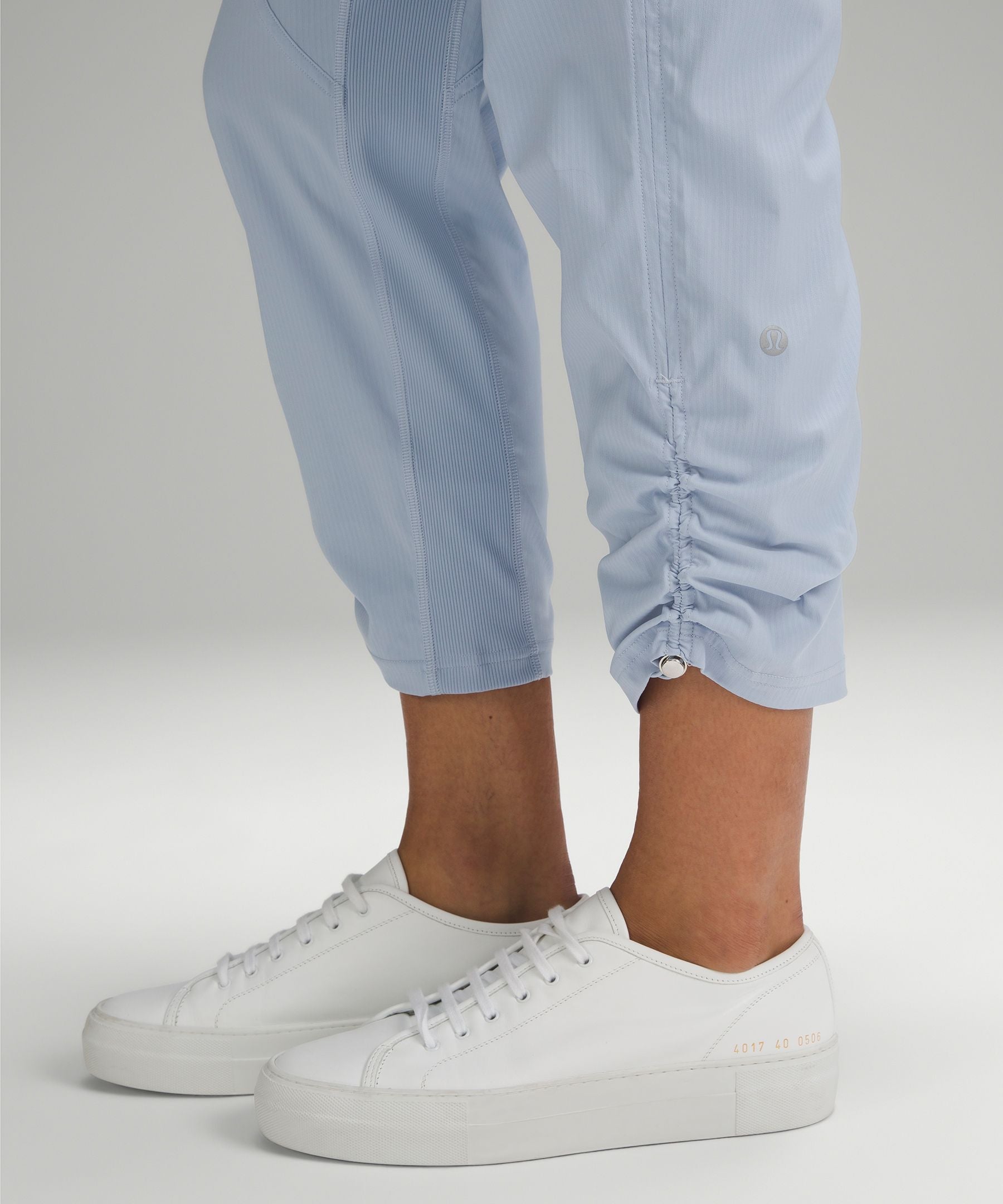Lululemon Dance Studio Mid-Rise Cropped Pant Blue Linen