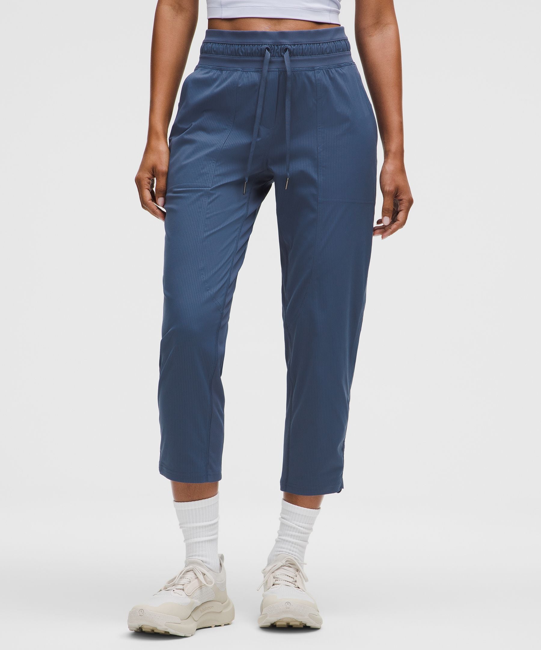 Lululemon Dance Studio Mid-Rise Cropped Pant Blue Twill