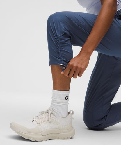 Lululemon Dance Studio Mid-Rise Cropped Pant Blue Twill