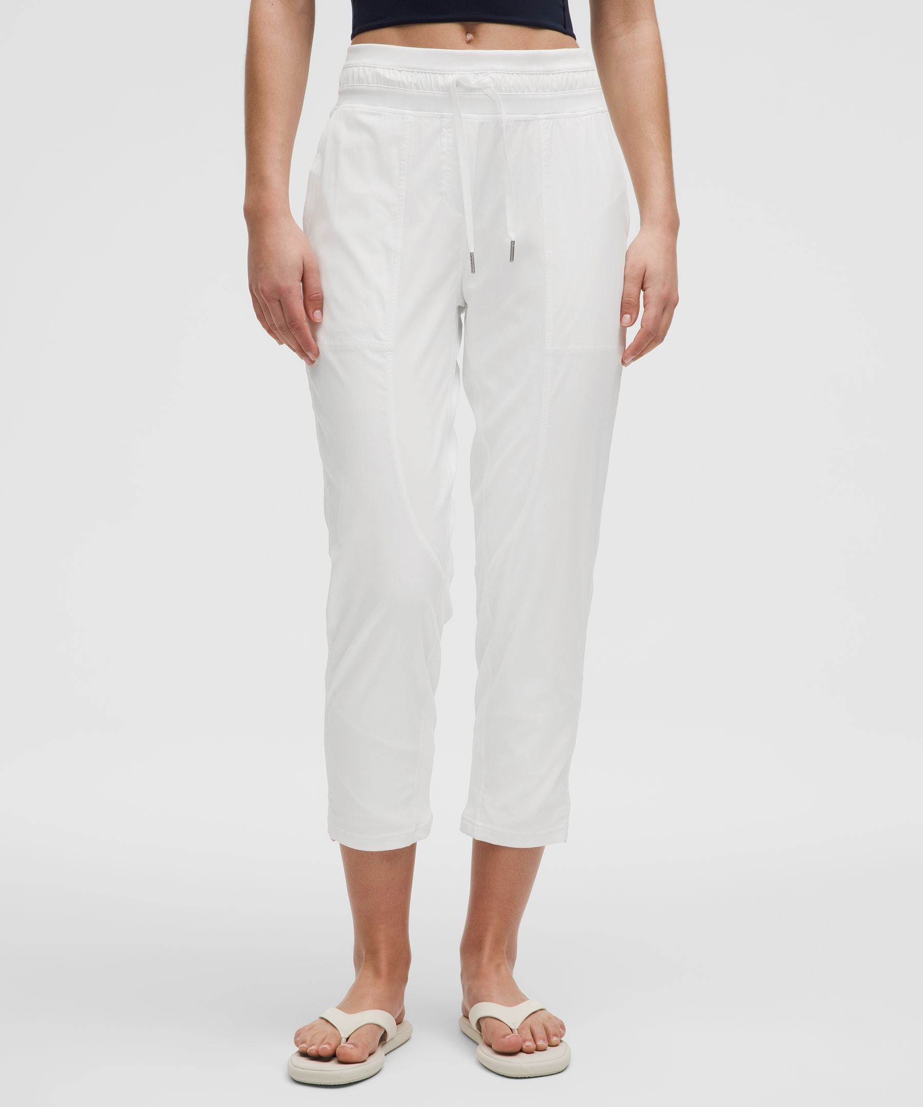 Lululemon Dance Studio Mid-Rise Cropped Pant White