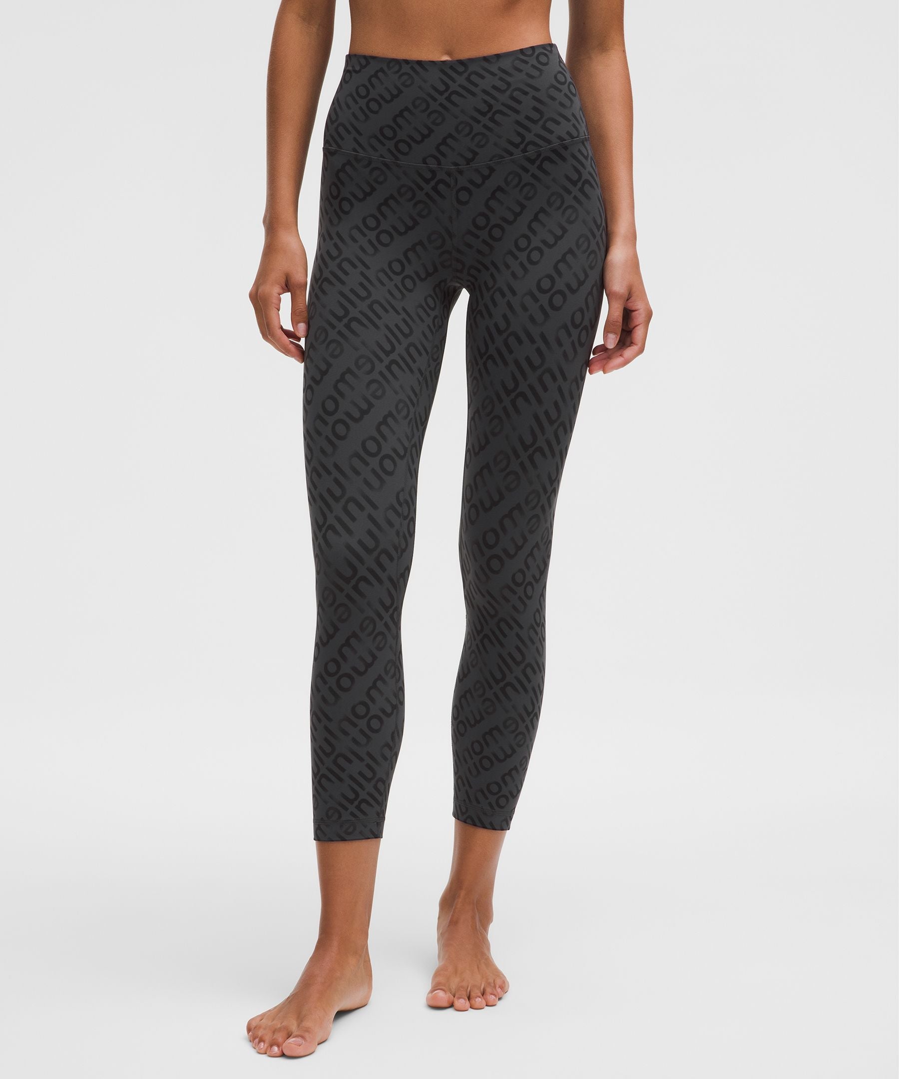 Lululemon lululemon Align High-Rise Crop 23" Flux Wordmark Black Multi