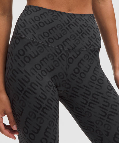 Lululemon lululemon Align High-Rise Crop 23" Flux Wordmark Black Multi