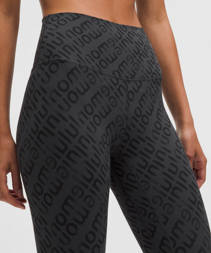Lululemon lululemon Align High-Rise Crop 23" Flux Wordmark Black Multi