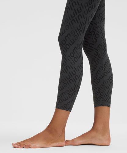 Lululemon lululemon Align High-Rise Crop 23" Flux Wordmark Black Multi