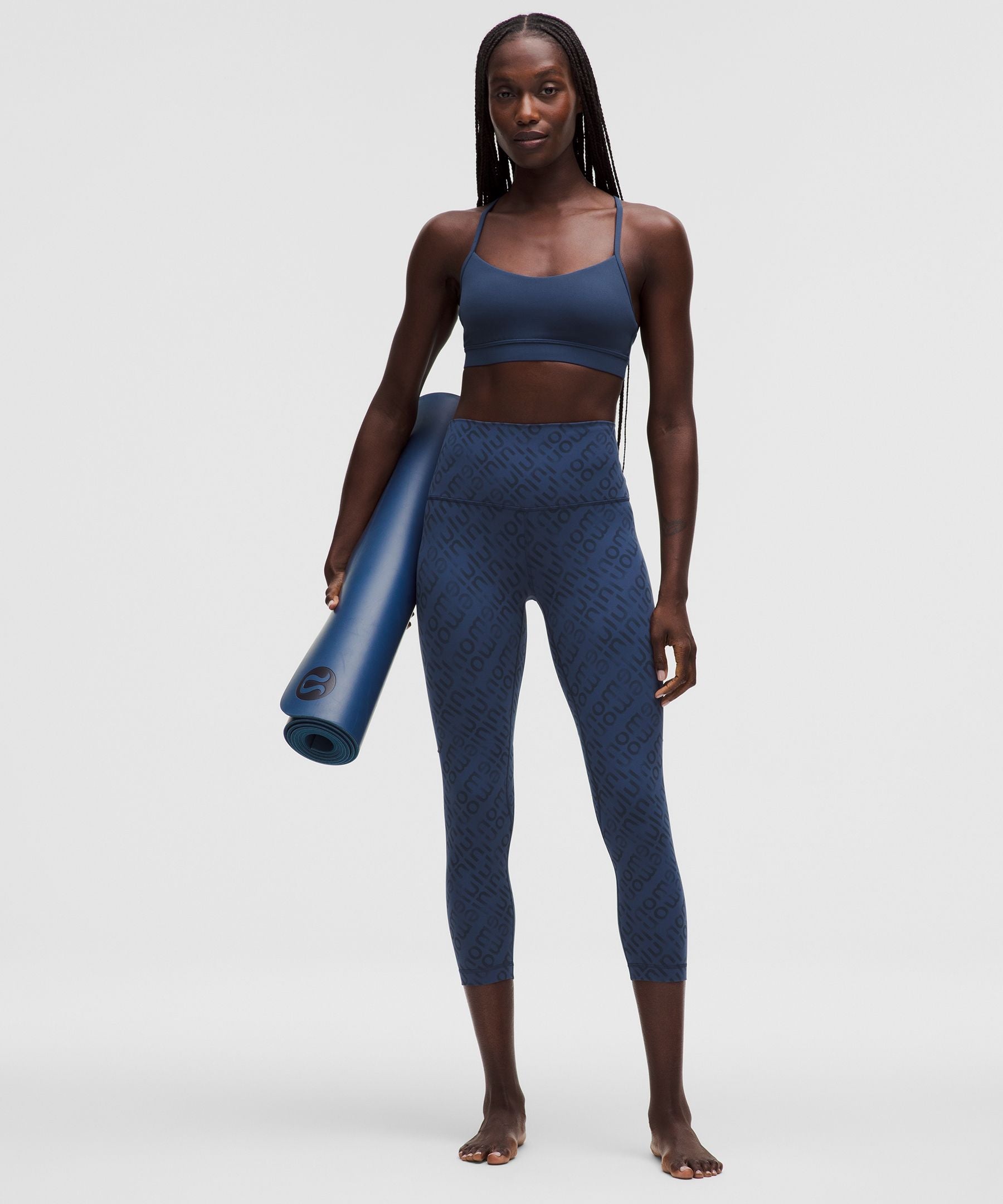 Lululemon lululemon Align High-Rise Crop 23" Flux Wordmark Blue Multi