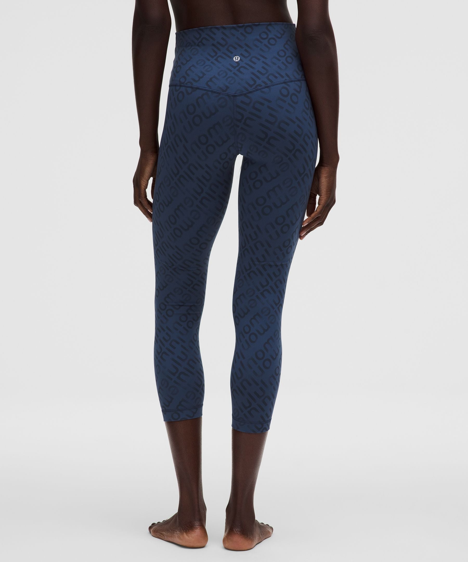 Lululemon lululemon Align High-Rise Crop 23" Flux Wordmark Blue Multi