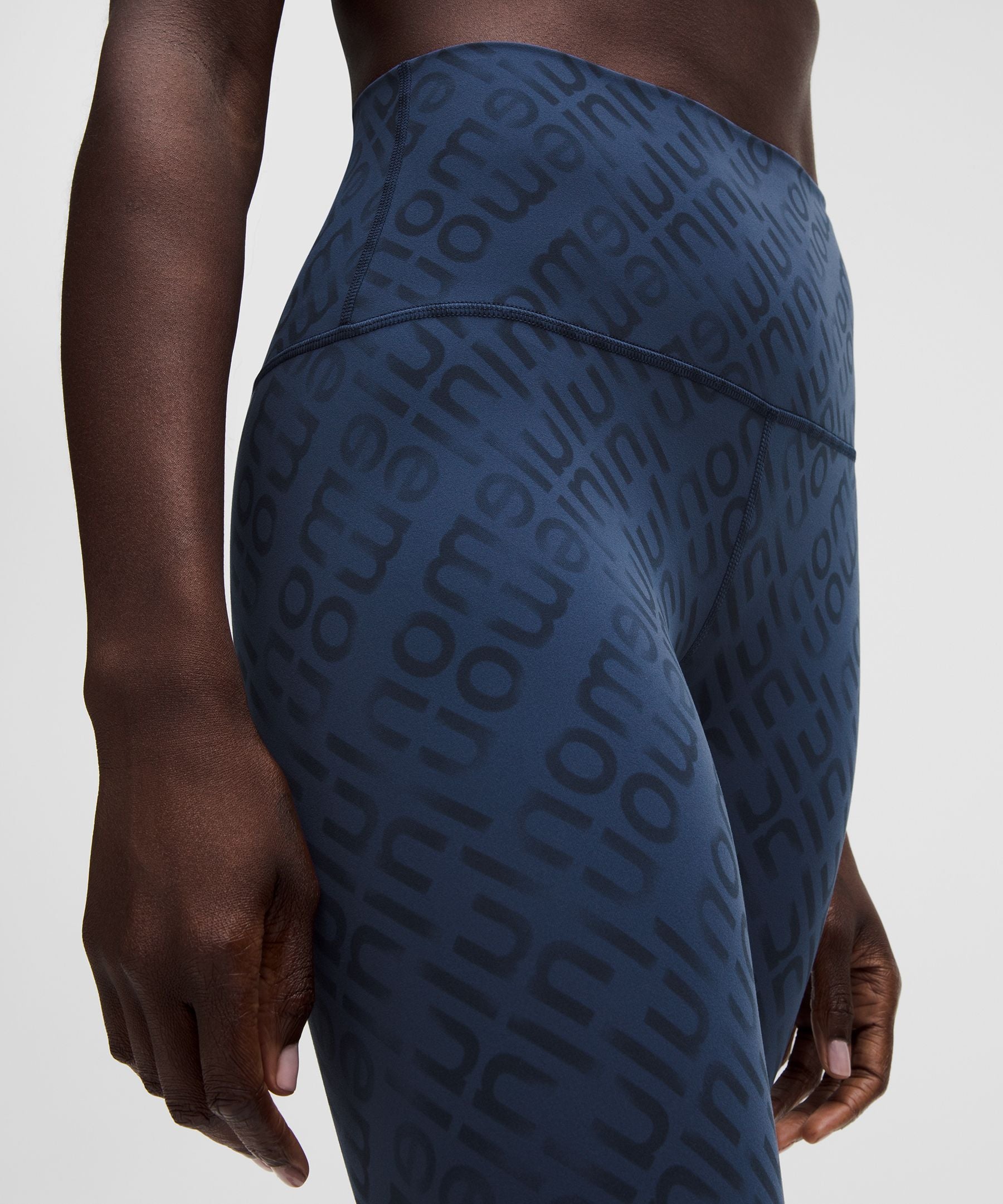 Lululemon lululemon Align High-Rise Crop 23" Flux Wordmark Blue Multi