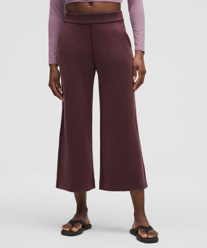 Lululemon Softstreme High-Rise Wide-Leg Cropped Pant
