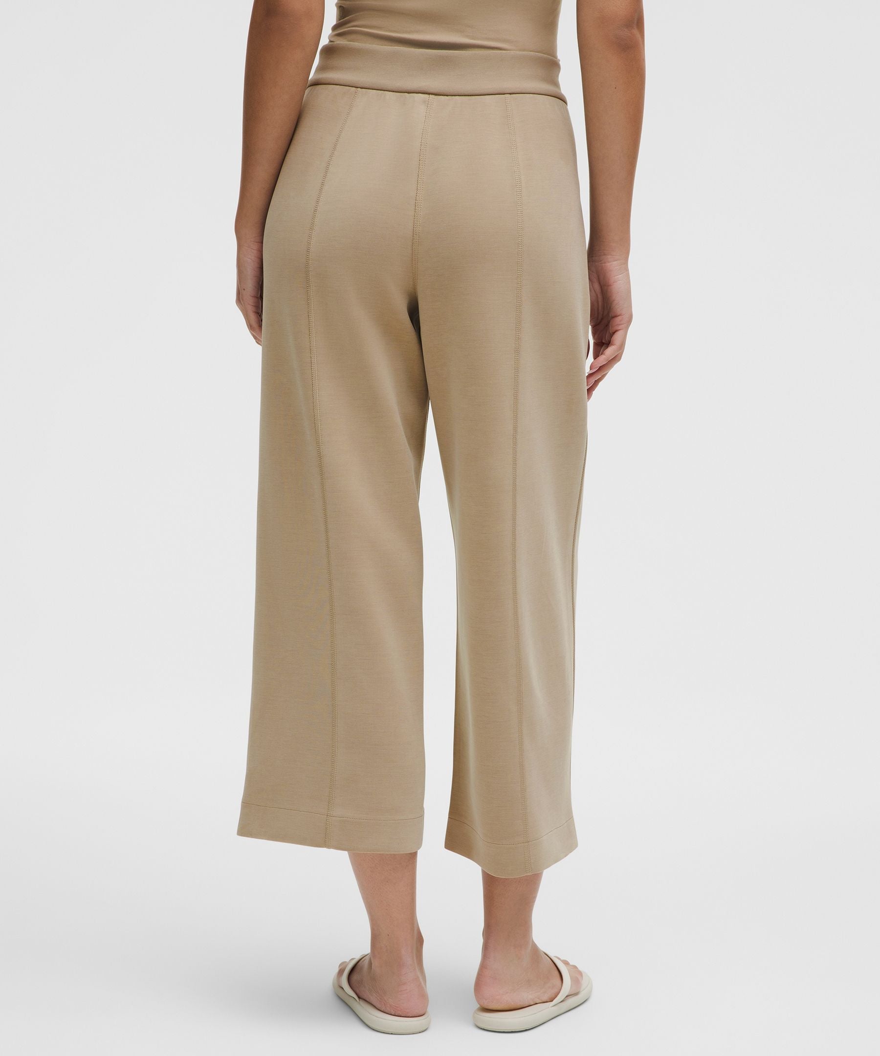 Lululemon Softstreme High-Rise Wide-Leg Cropped Pant