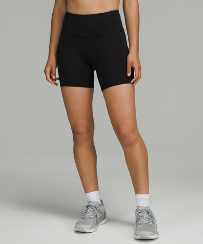 Lululemon Women's Fast and Free High-Rise Short 6" *7 Pocket