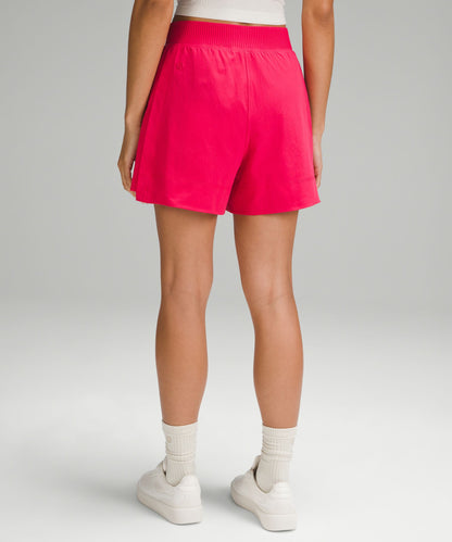 Lululemon Women's Stretch Woven Relaxed-Fit High-Rise Short 4"
