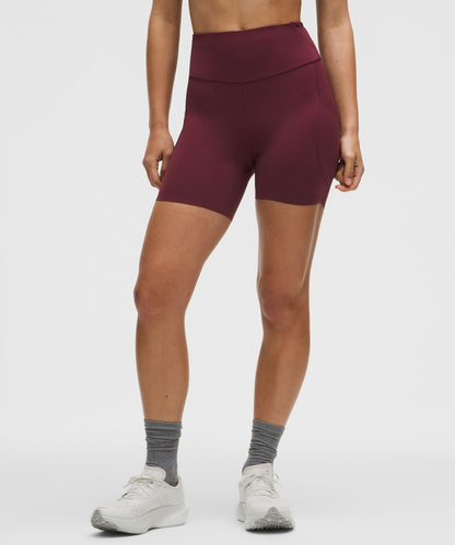 Lululemon Women's Fast and Free High-Rise Short 6" *5 Pocket