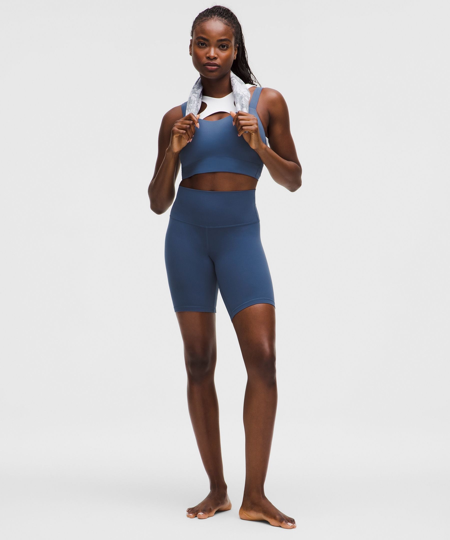 Lululemon lululemon Align High-Rise Short 8" Blue Twill